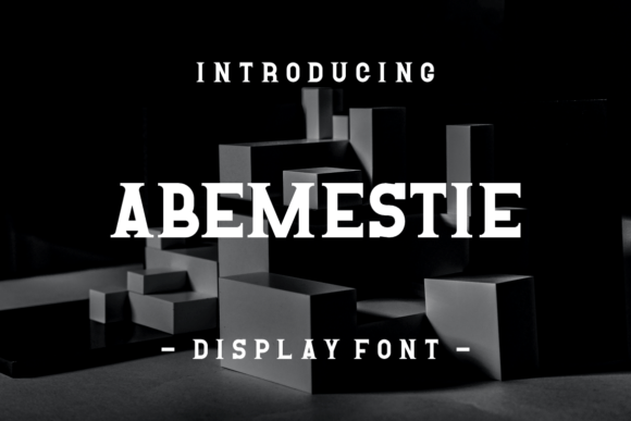 Abemestie: The Unique Display Font for Scroll-Stopping Visuals