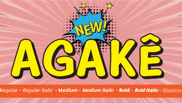 Agake Handwritten Display Font for Modern Web Design
