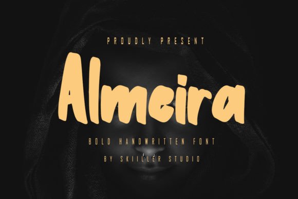 Almeira Handwritten Display Font for Personalized Craft Designs