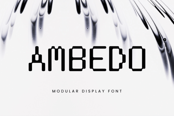 Ambedo: A Modern Modular Display Font for Futuristic Branding