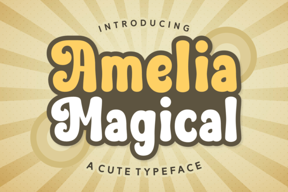 Amelia Magical Font Review: Best Display Font for Retro Vibes