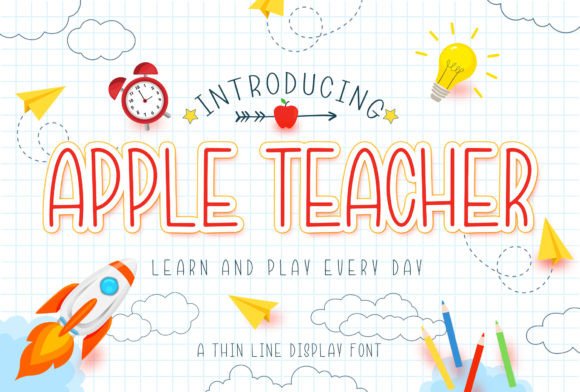 Apple Teacher Typeface Review for Editorial and Educational Design