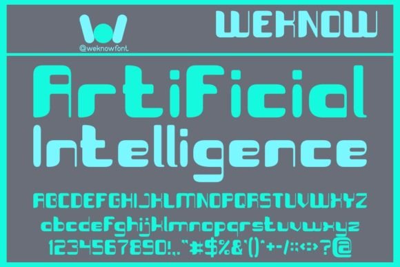 Artificial Intelligence Free Download: A Techno-Sci-Fi Display Font Review