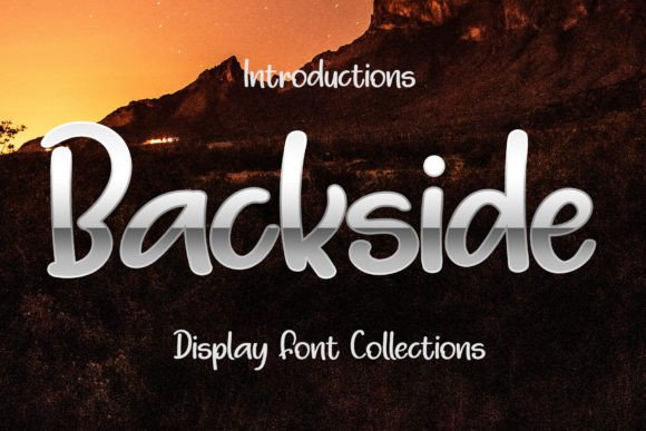 Backside Typeface: Elevating Editorial Design with Refined Display Fonts