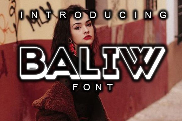 Baliw Typeface Review: Striking 3D Design for Editorial Headlines