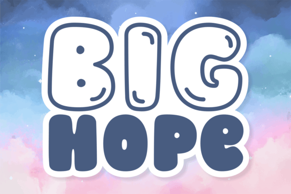 Big Hope: The Chunky Display Font Duo for Bold Craft Designs