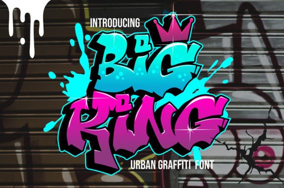 Big King Display Font for Bold Branding and Headings