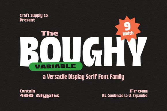 Boughy Display Font for Modern Digital Campaigns