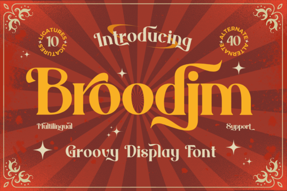 Broodim Display Font for Modern Web Design