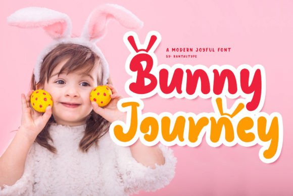 Bunny Journey: The Playful Display Font for Child-Friendly Campaigns