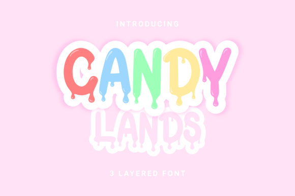 Candy Lands: A Sweet Display Font for Playful Brand Campaigns