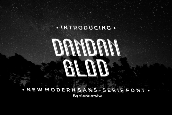Dandan Bold Typeface for Memorable Brand Identity