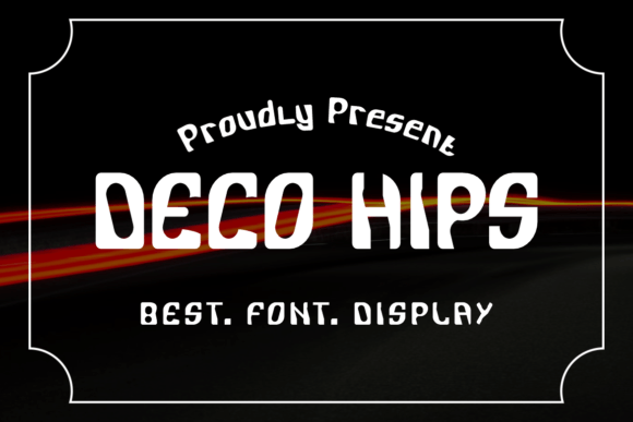 Deco Hips: The Fun Display Font for Engaging Editorial Design