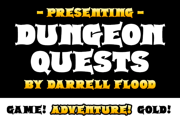 Dungeon Quests: A Bold Serif Typeface for Fantasy-Themed Branding