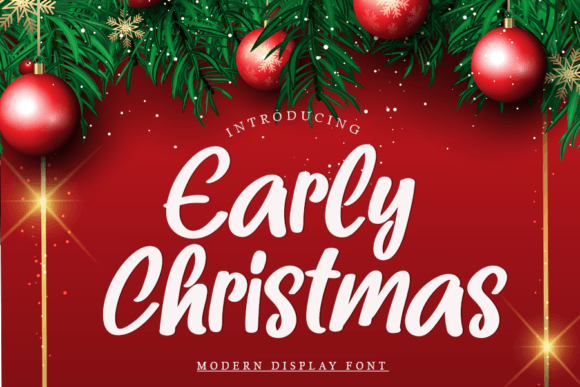 Early Christmas Font Review: A Festive Display Type