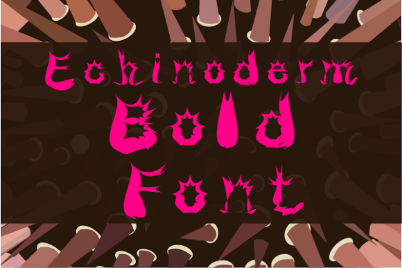 Echinoderm Bold Typeface for Quirky Campaigns