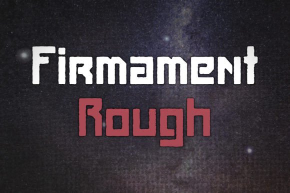 Firmament Rough: A Retro-Futuristic Display Font for Bold Editorial Design