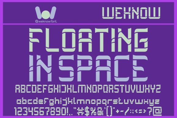 Floating on Space Typeface Review