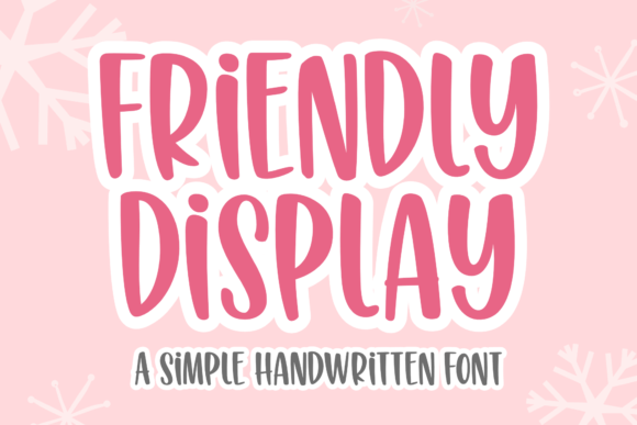 Friendly Display Typeface for Warm Brand Identity Projects