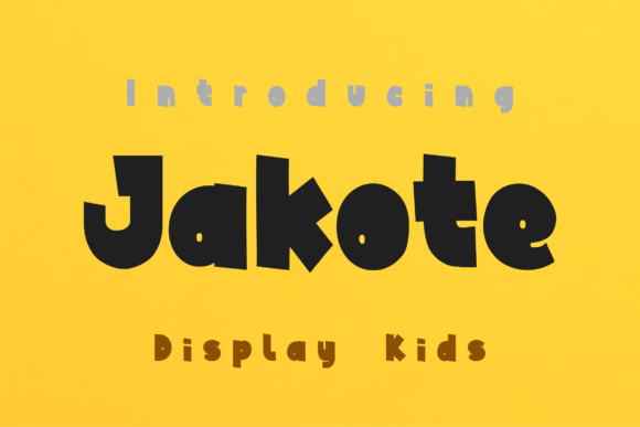 Jakote Display Font: Quirky Typography for Engaging Digital Campaigns