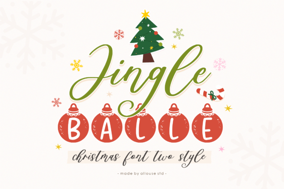 Jingle Balle: A Festive Display Font for High-Impact Holiday Campaigns
