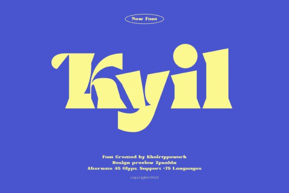 Kyil: A Bold Display Font for Distinctive Brand Identity