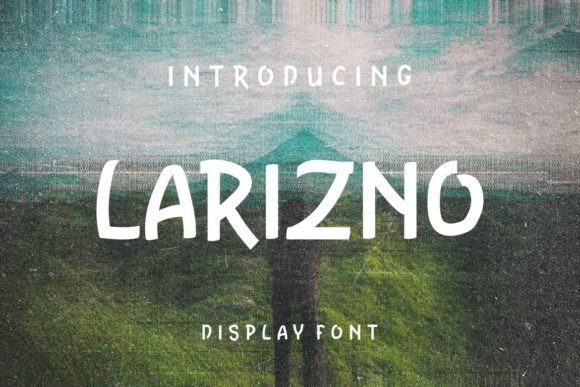 Larizno: The Quirky Display Font for Standout Campaigns