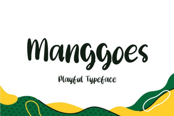 Manggoes: The Handwritten Display Font for Authentic Web Design