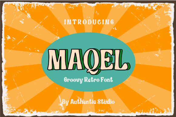 Maqel Retro Groovy Display Font Review for Campaign Design