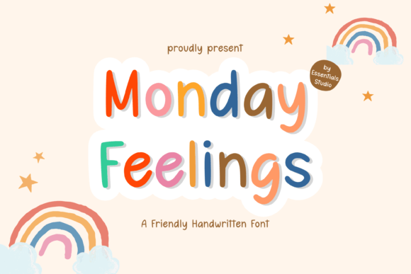 Monday Feelings: A Friendly Handwritten Font for Editorial Design
