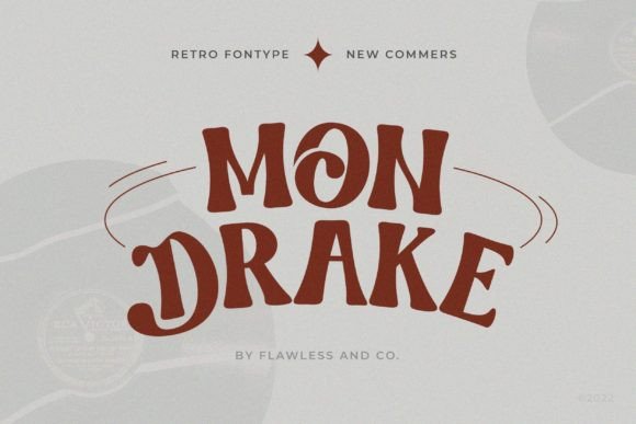 Mondrake: The Retro Serif Typeface for Boho Brand Identity