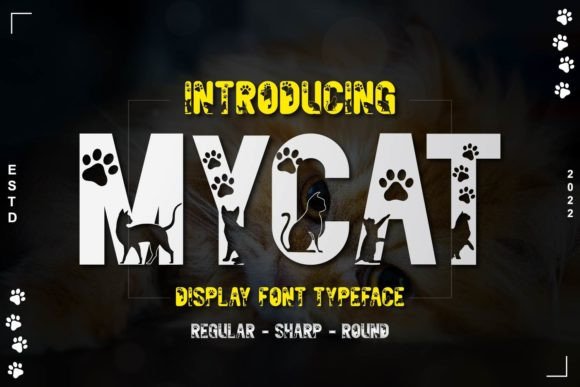 Mycat Display Font for Joyful Web Design