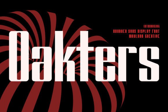 Oakters Tech Display Font for Industrial Brand Campaigns
