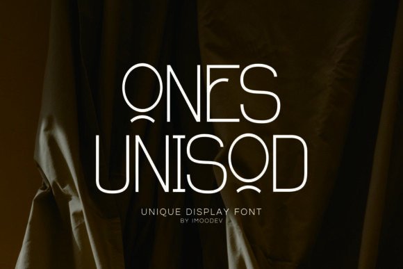 Ones Unisod: A Modern Thin Display Font for Campaign Design