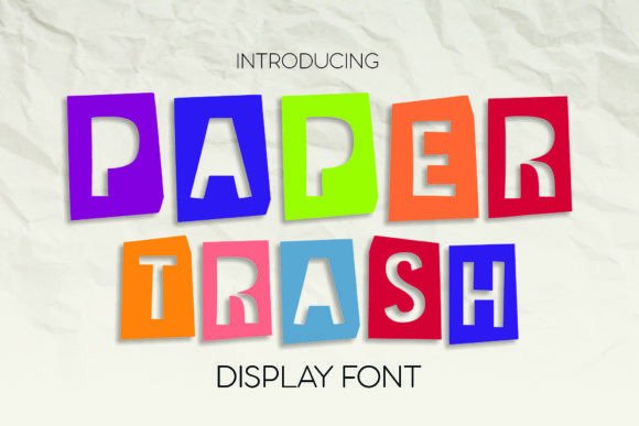 Paper Trash Free Download: A Cute Display Font Review
