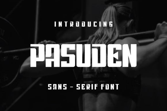 Pasuden: A Fun Display Font for Distinctive Brand Identity