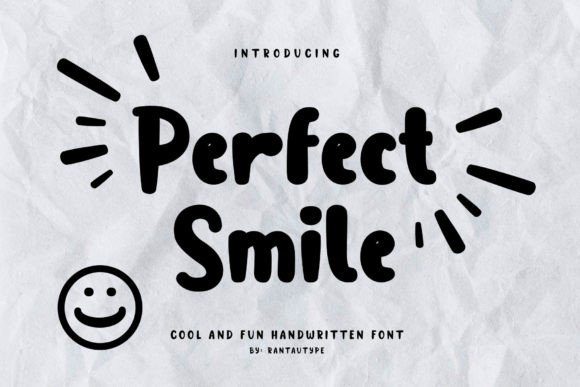 Perfect Smile: A Modern Display Font for Brand Identity