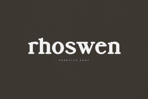 Rhoswen Typeface Review for Elegant Brand Campaigns