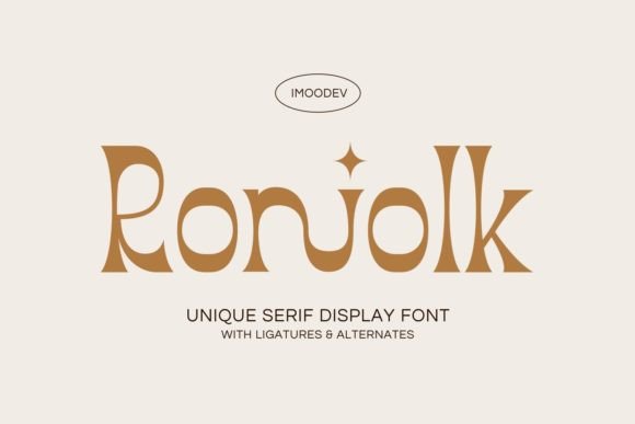 Roniolk Typeface Review: Elevating Brand Identity with Modern Typography
