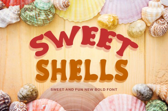 Sweet Shells: The Cute Display Font for Polished Brand Visuals
