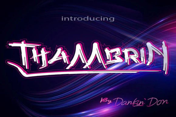 Thambrin: A Mysterious Display Font for Bold Brand Identity